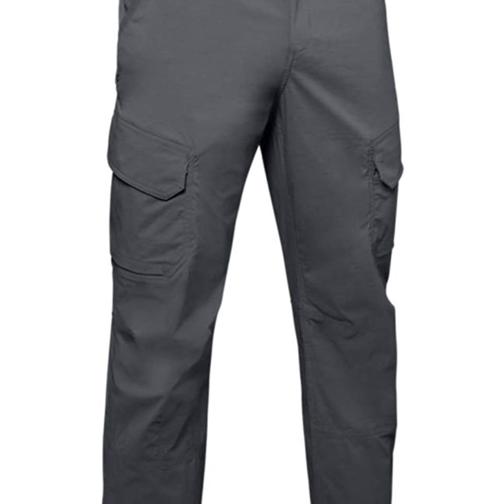 NWT Gray Under Armour Men's Canyon Cargo Fishing PANTS.